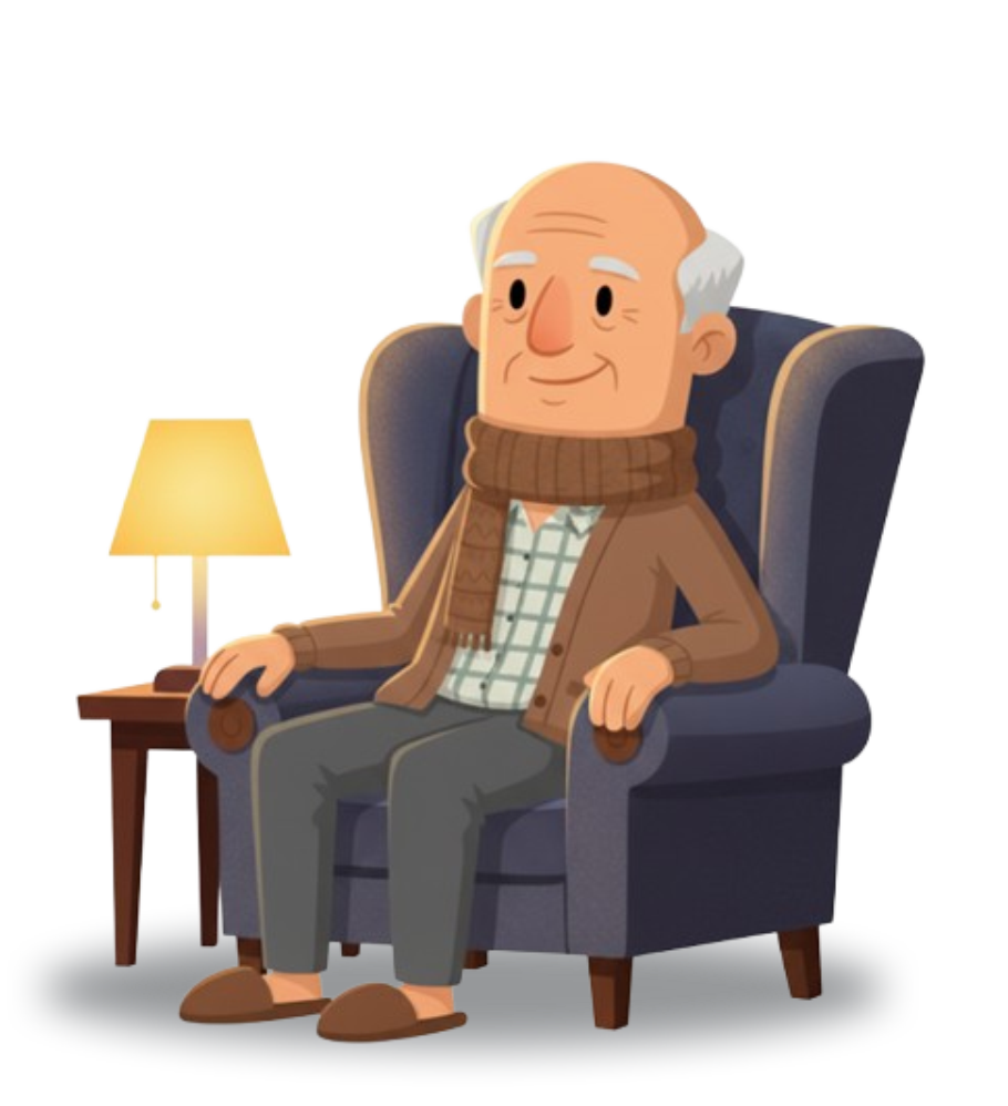 Residente confortável